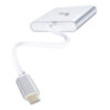 ADAPTADOR STYLOS (STCBHUB31S) HUB 3 EN 1, USB C A HDMI+USB 3.0+USB TIPO C, GRIS