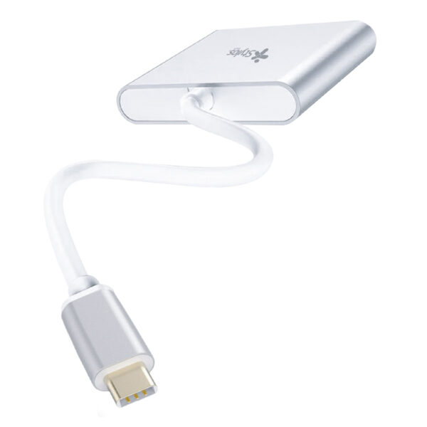 ADAPTADOR STYLOS (STCBHUB31S) HUB 3 EN 1, USB C A HDMI+USB 3.0+USB TIPO C, GRIS