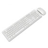 KIT TECLADO Y MOUSE INALAMBRICO STYLOS (STPKTM5W),105 TECLAS,MOUSE 2 BOTONES,1600DPI,USB NANO,BLANCO