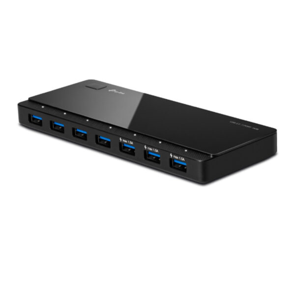 ADAPTADOR TP-LINK (UH700) HUB, CONCENTRADOR USB, 7X USB 3.0, 5000MBPS, NEGRO