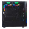 GABINETE XZEAL (XZCGB03B) XZ120, ATX, CRISTAL, 3*VENT RGB, SIN FUENTE, NEGRO - Image 3