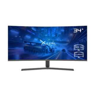 MONITOR LED XZEAL 34" (XZMO342B) 3440*1440 FULL HD, VA CURVO, 165HZ,4MS, DP, HDMI ,NEGRO