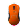 MOUSE XZEAL (XZPM1NG) XZ-401, 6 BOTONES, RGB, 7200DPI, USB 1.5 M, GRIS-NARANJA