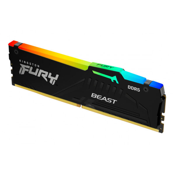 MEMORIA DIMM DDR5 KINGSTON (KF560C36BBE2A-16) (1X16GB) 6000MHZ, CL36, FURY BEAST RGB, XMP/EXPO