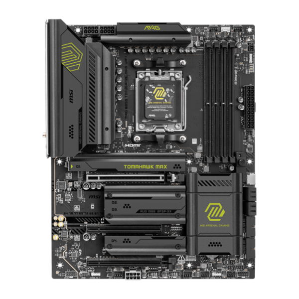 MOTHERBOARD MSI (MAG B850 TOMAHAWK MAX WIFI) SOCKET AM5, 4*DDR5 8400 MHZ, HDMI, 4*M.2, ATX - Image 3