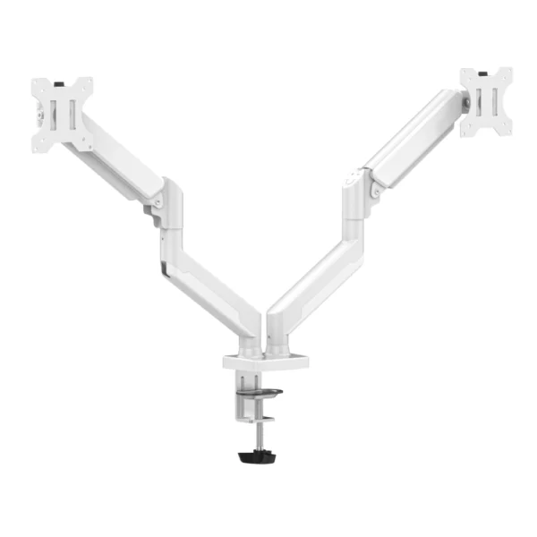 BRAZO DE SOPORTE PARA MONITOR NACEB (NA-0215) BLANCO, MONTAJE DE MESA, P/PANTALLA 10"-32", DOBLE - Image 2