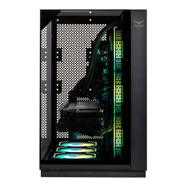 GABINETE NACEB (NA-0639) GAMER M-ATX, ITX, CRISTAL TEMPLADO / LATERAL, FRONTAL Y SUPERIOR, NEGRO - Image 3