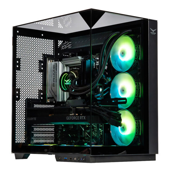 GABINETE NACEB (NA-0639) GAMER M-ATX, ITX, CRISTAL TEMPLADO / LATERAL, FRONTAL Y SUPERIOR, NEGRO