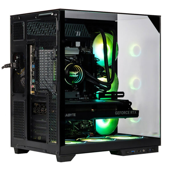 GABINETE NACEB (NA-0639) GAMER M-ATX, ITX, CRISTAL TEMPLADO / LATERAL, FRONTAL Y SUPERIOR, NEGRO - Image 2