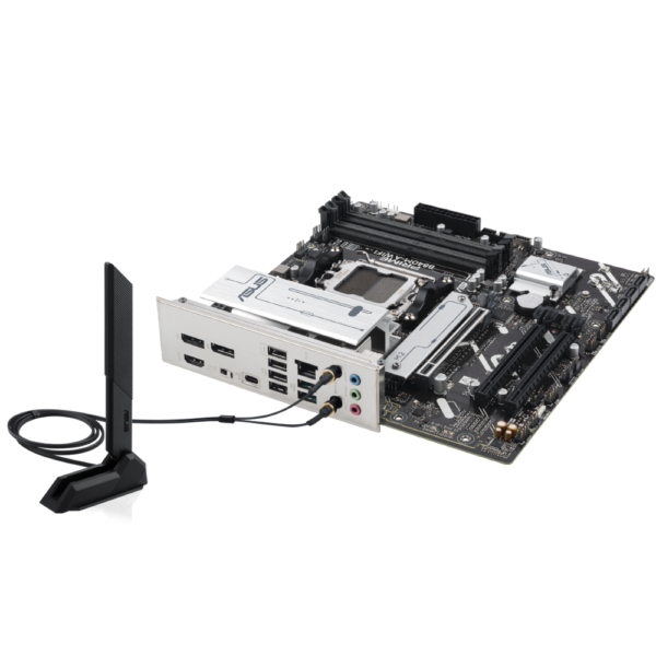 MOTHERBOARD ASUS (PRIME B840M-A WIFI) SOCKET AM5,4*DDR5,HDMI,2*DP,PCIE-4.0,WIFI6E, MICRO ATX - Image 3