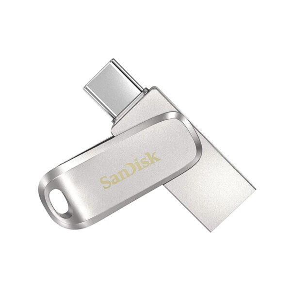 MEMORIA USB SANDISK 64GB (SDDDC4-064G-G46) DUAL DRIVE LUXE, USB TYPE-C