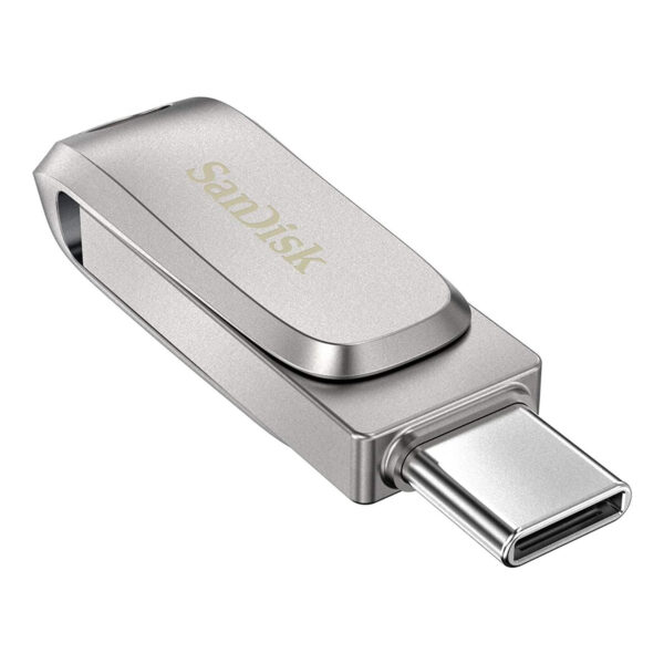 MEMORIA USB SANDISK 128GB (SDDDC4-128G-G46) DUAL DRIVE LUXE, USB TYPE-C