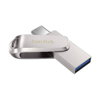 MEMORIA USB SANDISK 512GB (SDDDC4-512G-G46) DUAL DRIVE LUXE, METALICO, USB TYPE-C