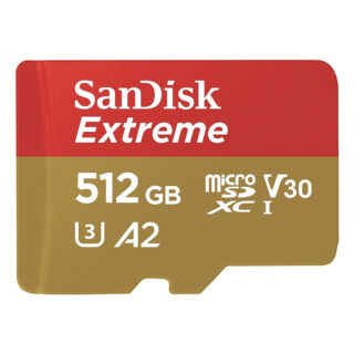 MEMORIA MICROSD SDXC SANDISK 512GB (SDSQXAV-512G-GN6MA) EXTREME MICROSD UHS-I CARD, EXTREME