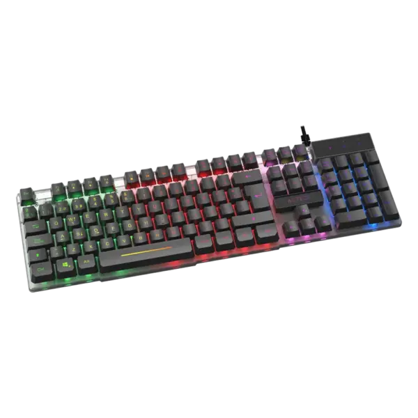 TECLADO ALAMBRICO ACTECK (AC-939195) AUREAN II TA220G, MEMBRANA, RGB, TRANSLUCIDO - Image 2
