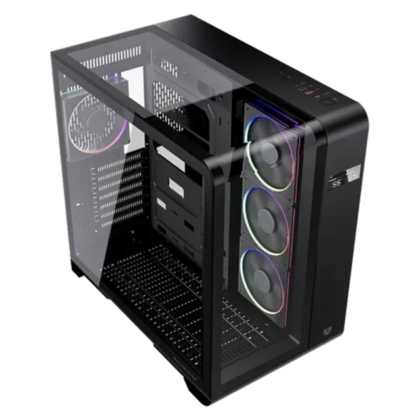 GABINETE BALAM RUSH (BR-941594) TANK EXPERT CURVE 7400,ATX,1*USB-C,CRISTAL TEMP,1 FAN,DISPLAY,NEGRO - Image 2