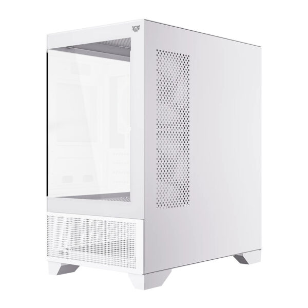 GABINETE BALAM RUSH (BR-941662) TANK PERFORM 3200,MICRO ATX,1*USB 3.0,CRISTAL TEMP,1 FAN,BLANCO - Image 2