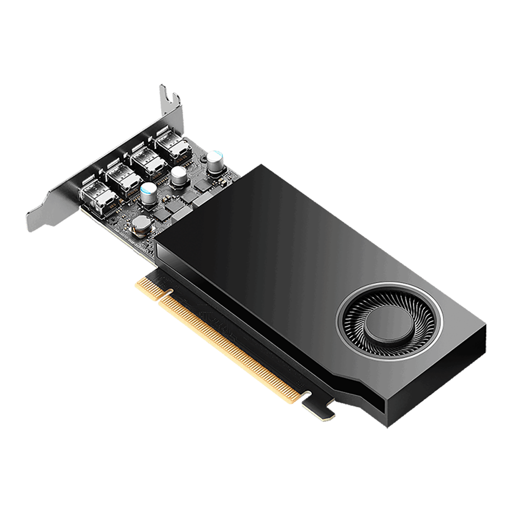 TARJETA DE VIDEO PNY (VCNRTXA1000ATX-PB) NVIDIA RTX A1000ATX,8GB,GDDR6,4*MDP,72TC,2304 CC - Image 5