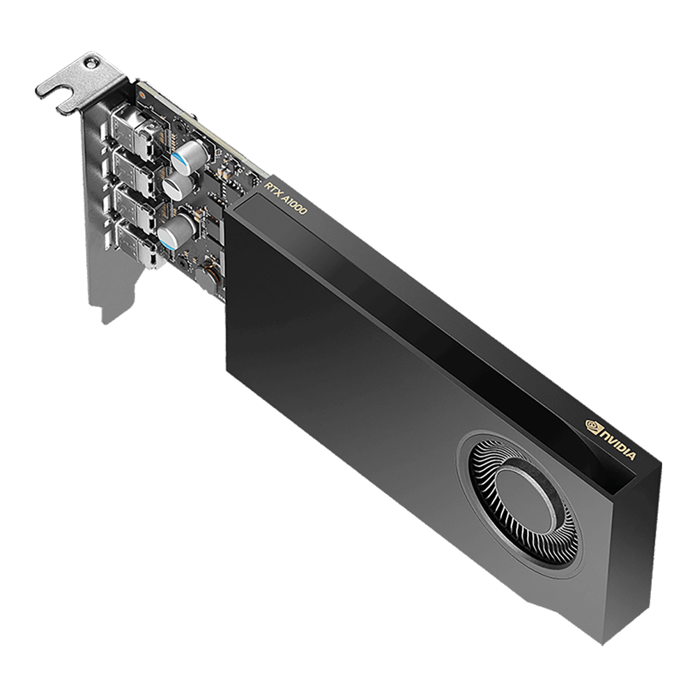 TARJETA DE VIDEO PNY (VCNRTXA1000ATX-PB) NVIDIA RTX A1000ATX,8GB,GDDR6,4*MDP,72TC,2304 CC - Image 3