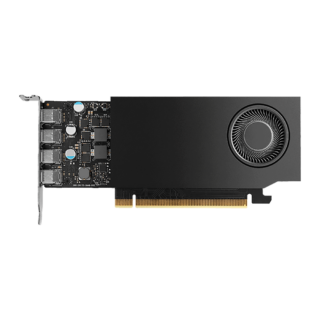 TARJETA DE VIDEO PNY (VCNRTXA1000ATX-PB) NVIDIA RTX A1000ATX,8GB,GDDR6,4*MDP,72TC,2304 CC