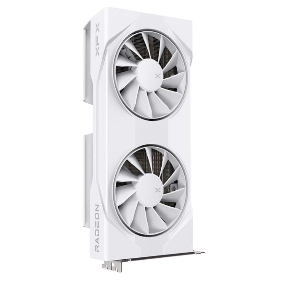 TARJETA DE VIDEO XFX (RX-96TSW8GWQ) SWIFT RX9060XT OC,8GB GDDR6,1900MHZ,2*DP,HDMI,2*FAN,BLANCA - Image 3