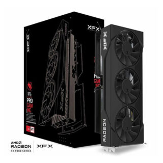 TARJETA DE VIDEO XFX (RX-96TS316B7) SWIFT RX9060XT OC,16GB GDDR6,1900MHZ,2*DP,HDMI,3*FAN,NEGRO