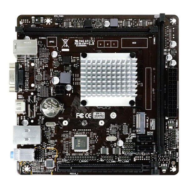 MOTHERBOARD BIOSTAR (J4125NHU) CELERON J4125, DDR4 X2 8GB, USB 3.1, PCIE 2.0, HDMI, MINI ITX - Image 2