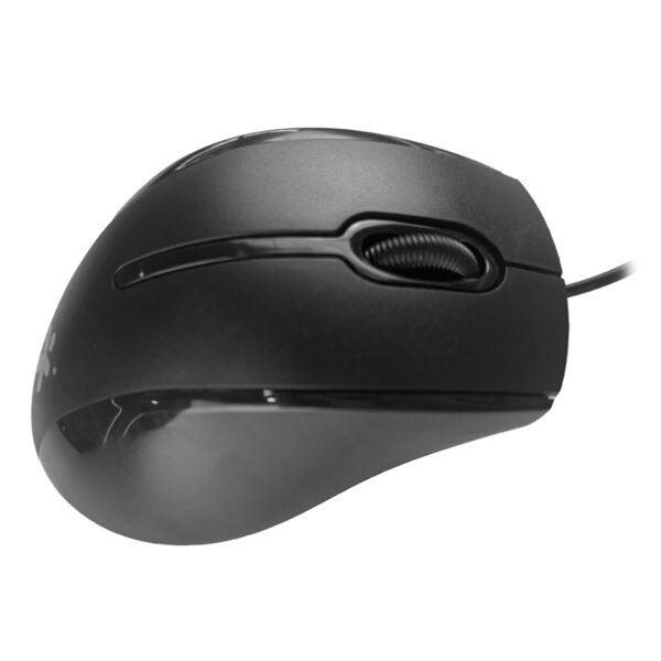 MOUSE ALAMBRICO STYLOS (STPMOA7B) 1200 DPI, 2 BOTONES, USB, NEGRO - Image 3