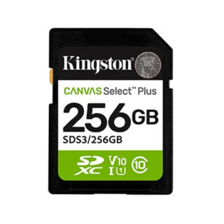 MEMORIA SD SDXC KINGSTON 256GB (SDS3/256GB) CANVAS SELECT PLUS, UHS-I CLASE 10