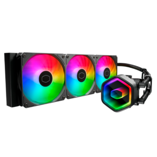 VENTILADOR P/CPU COOLER MASTER (MLW-D36M-A18PA-R1) MASTERLIQUID 360 CORE II ARGB,LGA 1851/AM5,NEGRO