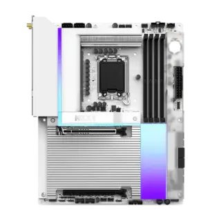 MOTHERBOARD NZXT (N9-Z89XT-W1) N9 Z890 GAMING, INTEL Z890 CHIPSET, WI-FI, CUBIERTA BLANCA
