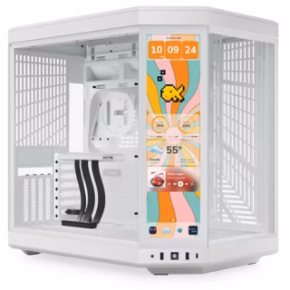 GABINETE HYTE (CS-HYTE-Y70TTI-WW) SNOW WHITE, Y70 LCD TOUCH INFINITE DE 14.9" TOUCH SCREEN BLANCO