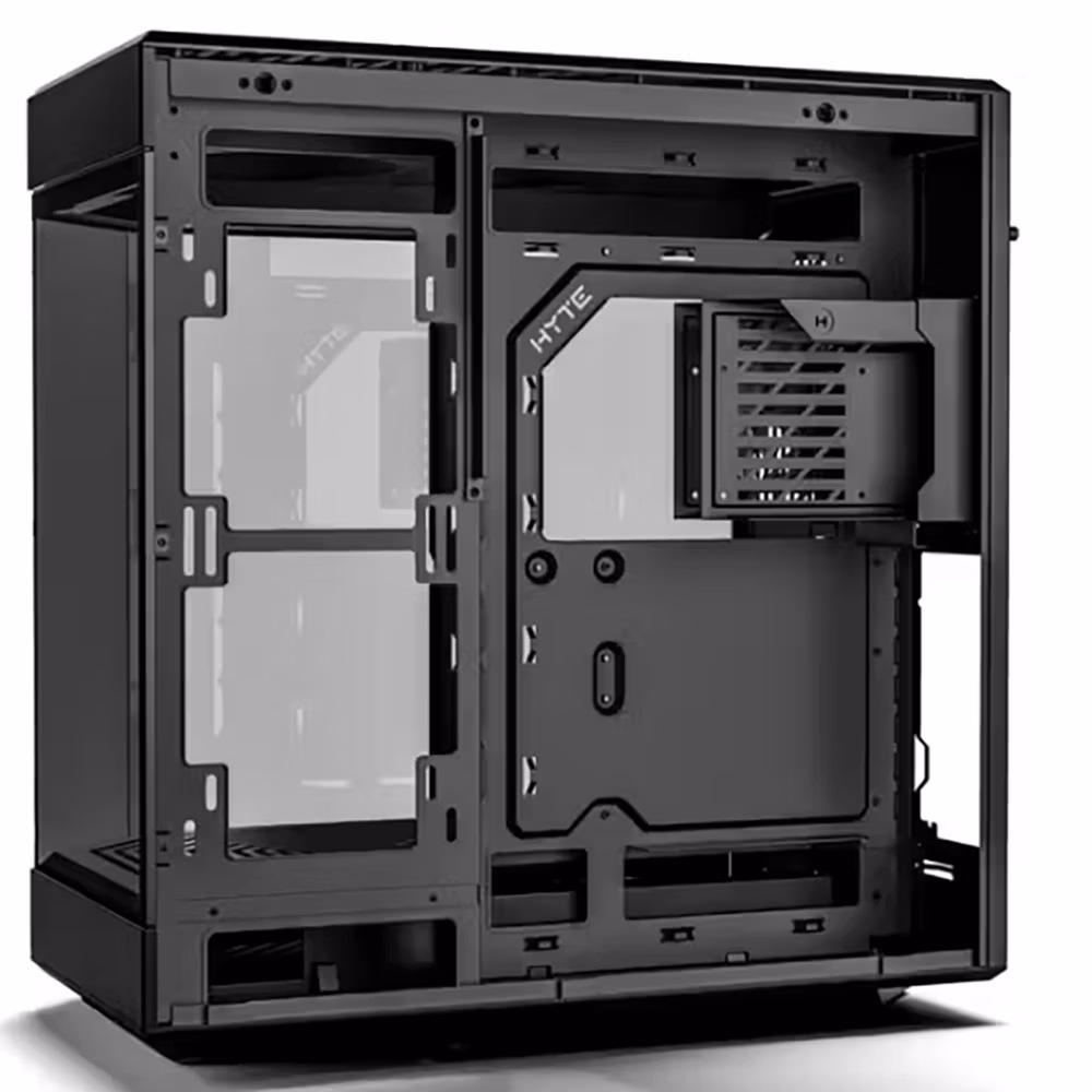 GABINETE HYTE (CS-HYTE-Y60-B) Y60,CAMDUAL,VIDRIO PANORAMICO,ATX,3FAN,CABLE RISER INCL,NEGRO,S/FUENTE - Image 4