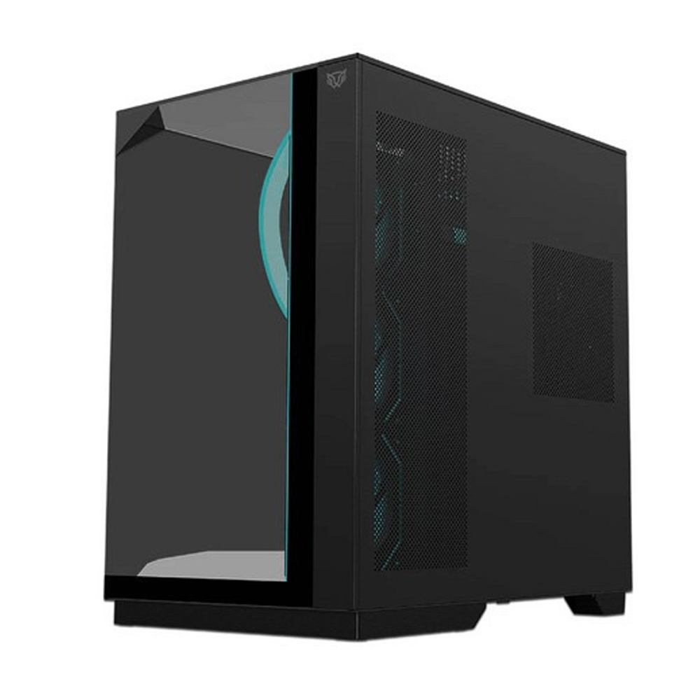 TANK MAJESTIC 7600 BALAM RUSH GABINETE CRISTAL TEMPLADO/ BR-941495 / 5 VENTILADORES INCLUIDOS/ MID-TOWER/ NEGRO - Image 3
