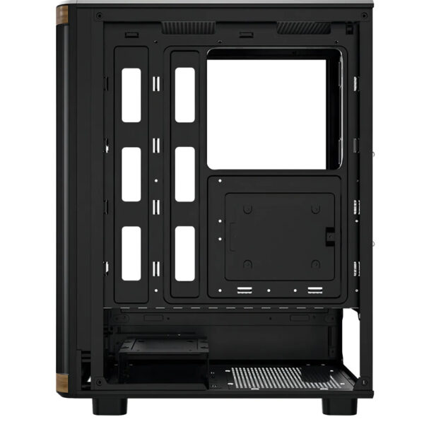 TIMBERLINE T1 GABINETE FORMULA V LINE CRISTAL TEMPLADO/ ATX/ MID-TOWER/ 4 VENTILADORES INCLUIDOS/ NEGRO - Image 5