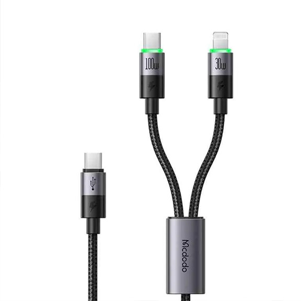 CA-670 CABLE USB-C A USB-C Y LIGHTNING 100W MCDODO