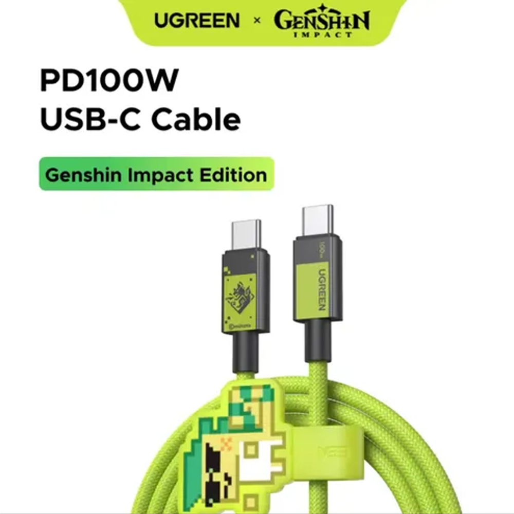 L512 CABLE UGREEN USB-C A C 1M 5A 100W X EDICION GENSHIN IMPACT
