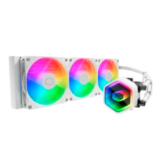 VENTILADOR P/CPU COOLER MASTER (MLW-D36M-A18PA-RW) MASTERLIQUID 360 CORE II ARGB,LGA 1851/AM5,BLANCO