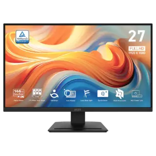 MONITOR LED MSI 27" (PRO MP273L E14) 1920X1080, PLANO, 140 HZ, 1MS, 1*HDMI, 1*DP, PANEL IPS