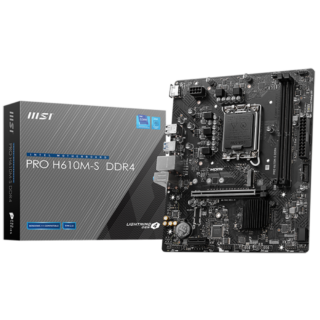MB MSI MICROATX PRO H610M S DDR4 S1700 INTEL H610 HDMI 64GB DDR4 PRO H610M S DDR4