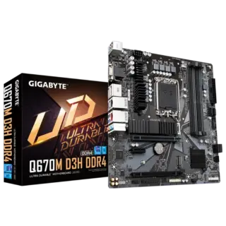 MB GIGABYTE Q670M D3H DDR4 1700, MATX