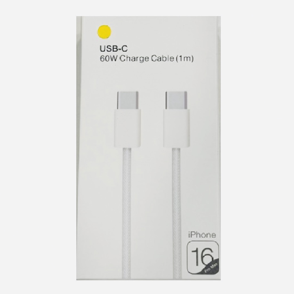 USB-C 60W CHARGE CABLE (1M)