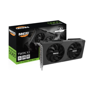 GPU INNO3D NVIDIA GEFORCE RTX 5060 TWIN X2 8GB GDDR7 128BIT PCI EXPRESS 5.0 BLACK