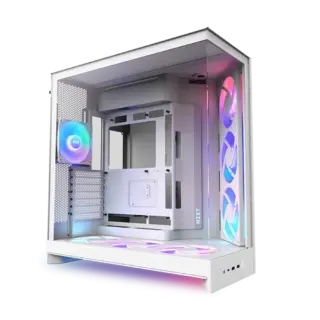 GABINETE NZXT (CM-H92FW-P1) H9 FLOW 2, RGB, ATX, TIPOC, BLANCO