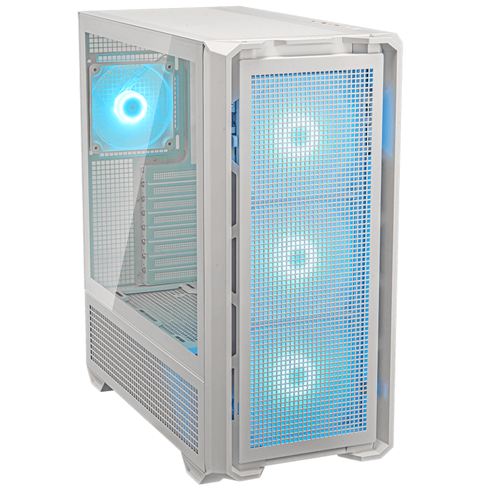 GAB COUGAR MX600 BLANCO RGB CRIST TEMP ATX/FULL TOWER