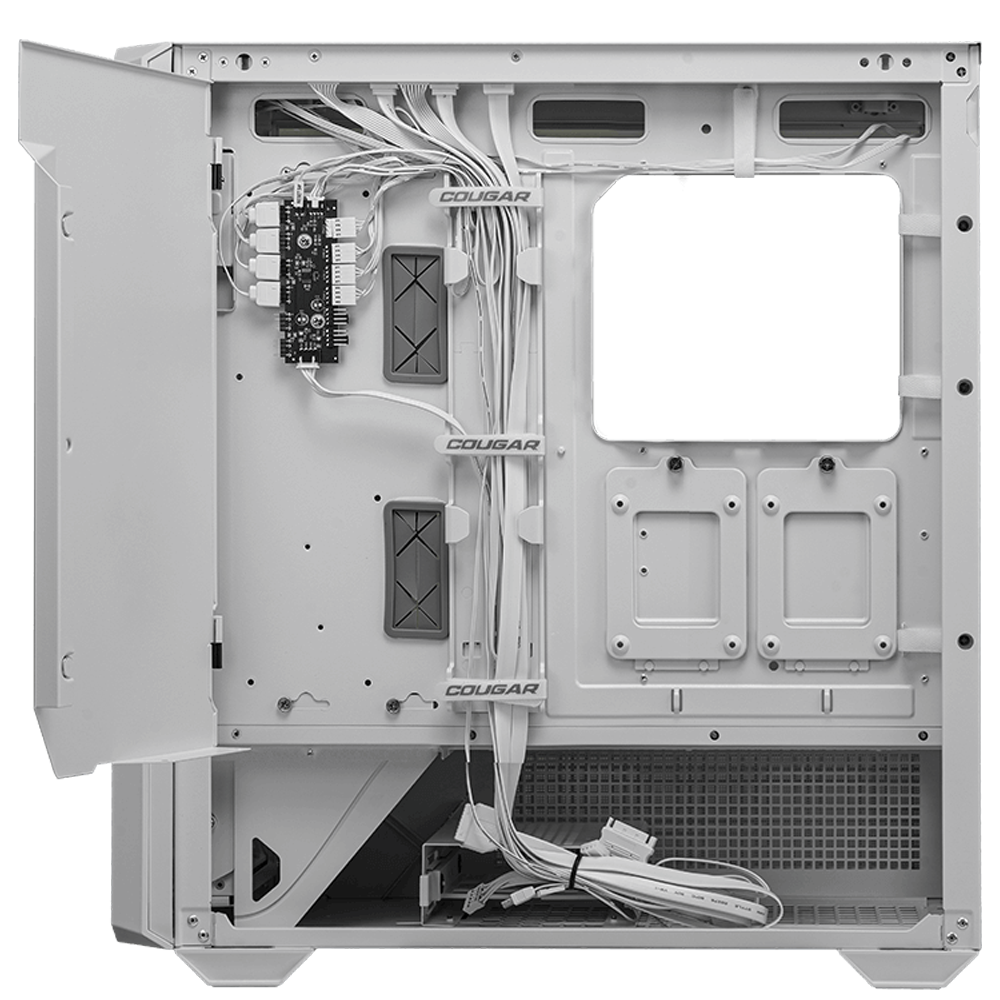 GAB COUGAR MX600 BLANCO RGB CRIST TEMP ATX/FULL TOWER - Image 4