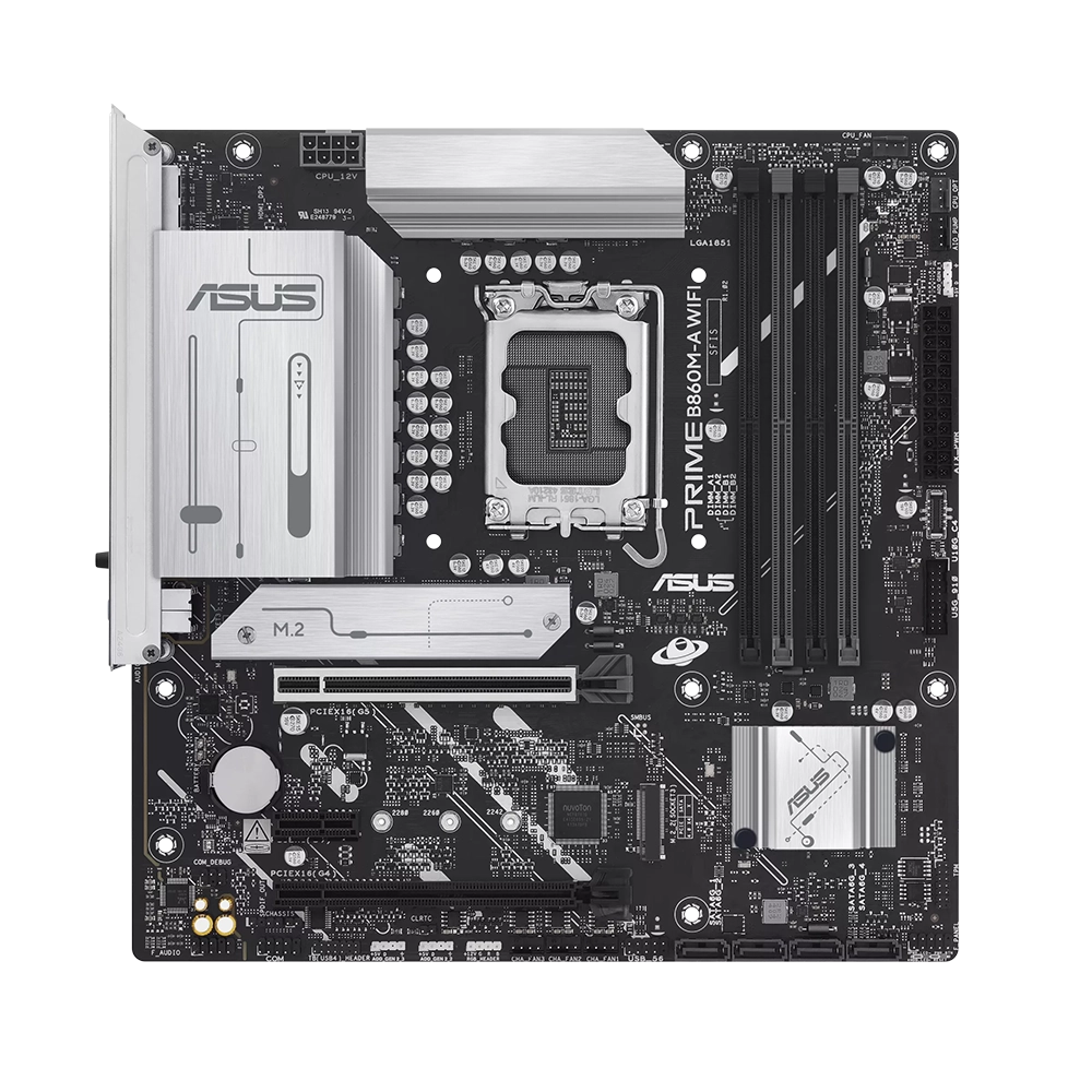 MB ASUS PRIME B860M A WIFI CMS INTEL LGA1851MICRO ATX 192GB 4DDR5 PRIME B860M A WIFI CSM - Image 2
