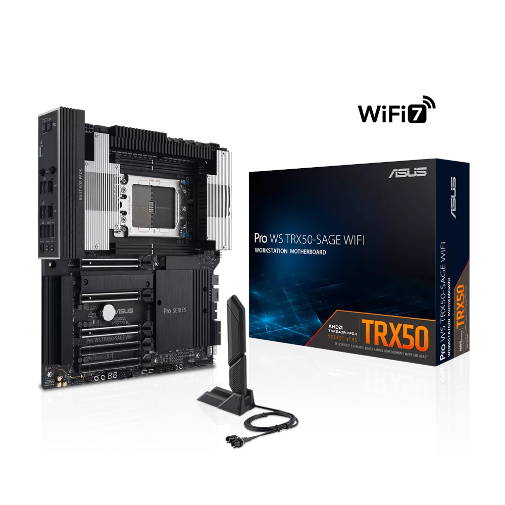 MB ASUS PRO WS TRX50 SAGE WIFI 1024GB 4DDR5 WIFI 7 5 SLOT PRO WS TRX50 SAGE WIFI