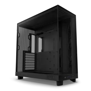 GABINETE NZXT (CC-H61FB-01) H6 FLOW EDITION COMPACT DUAL-CHAMBER, ATX, NEGRO