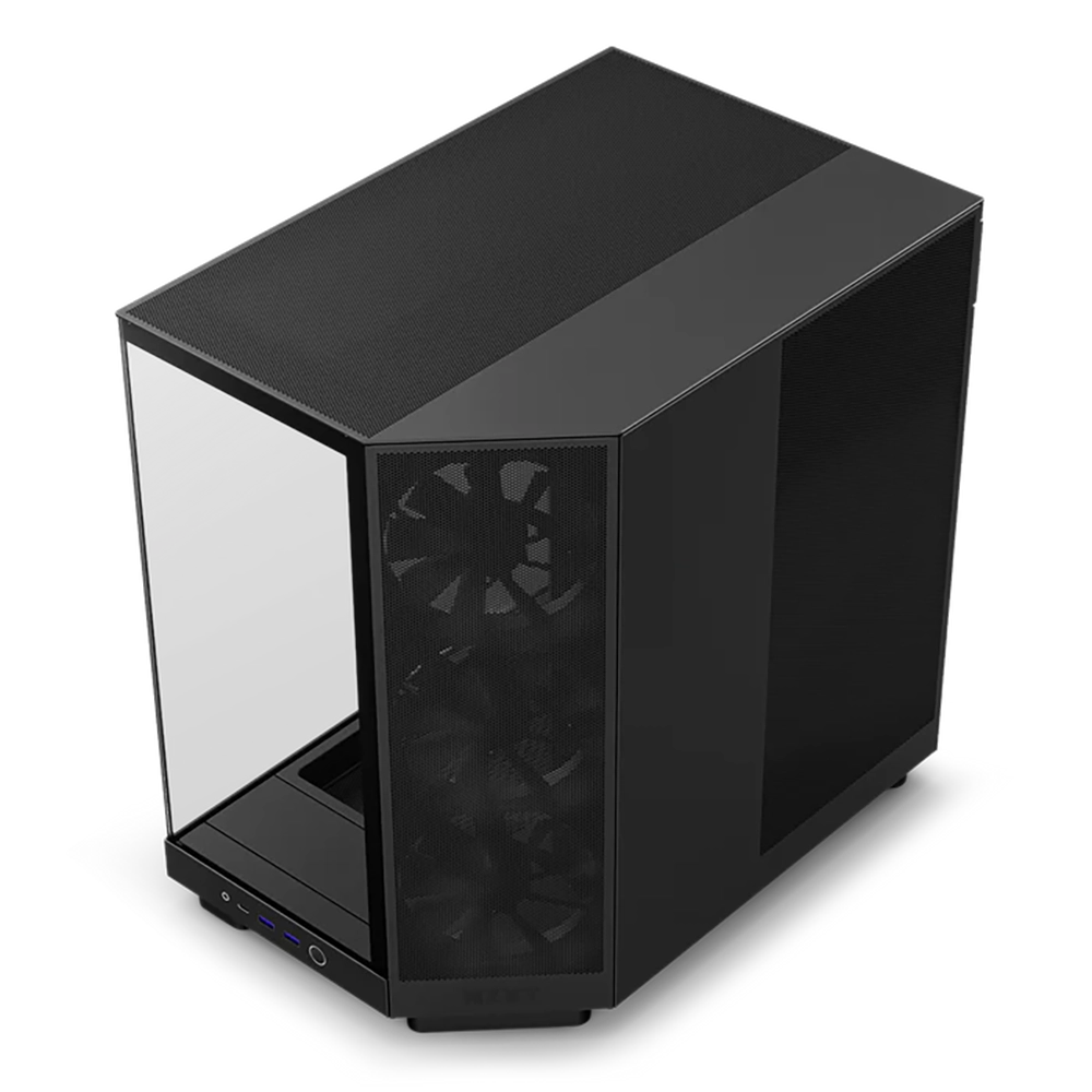 GABINETE NZXT (CC-H61FB-01) H6 FLOW EDITION COMPACT DUAL-CHAMBER, ATX, NEGRO - Image 2